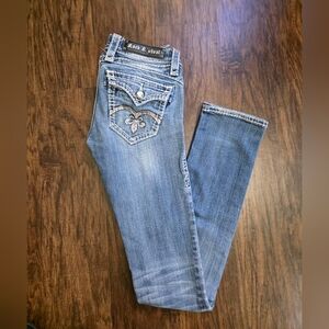 Rock Revival Straight Leg Jeans 25/ 33 1/2